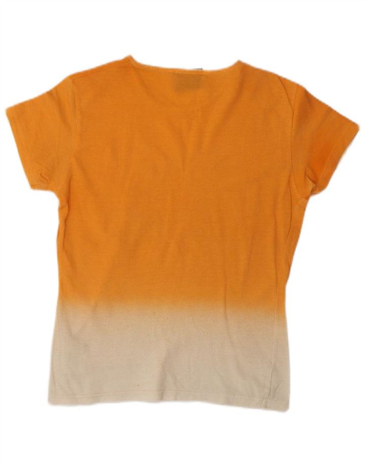 Tricou pentru femei FENDI Top IT 44 Bumbac color-bloc portocaliu mediu