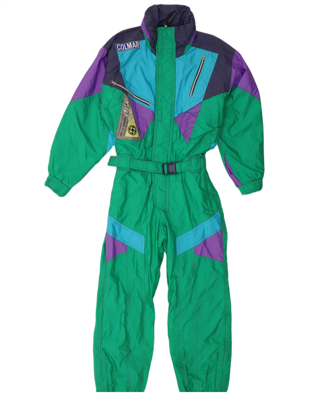 Salopetă de schi Colmar pentru bărbați IT 48 Medium Green Colorblock
