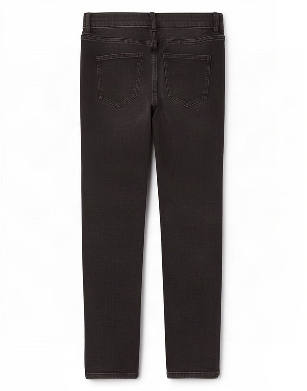Marks & Spencer Blugi slim pentru femei, cu tăiere relaxată, UK 10 Mici W27 L26 Negri