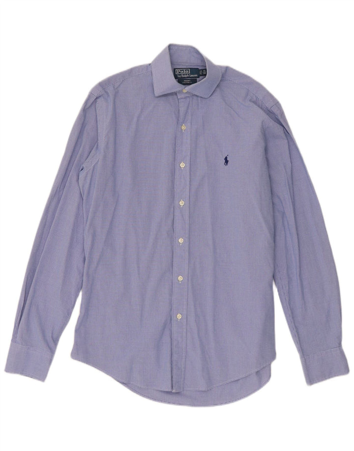 Cămașă Regent pentru bărbați Polo Ralph Lauren Mărimea 38 15 Vichy albastru mediu