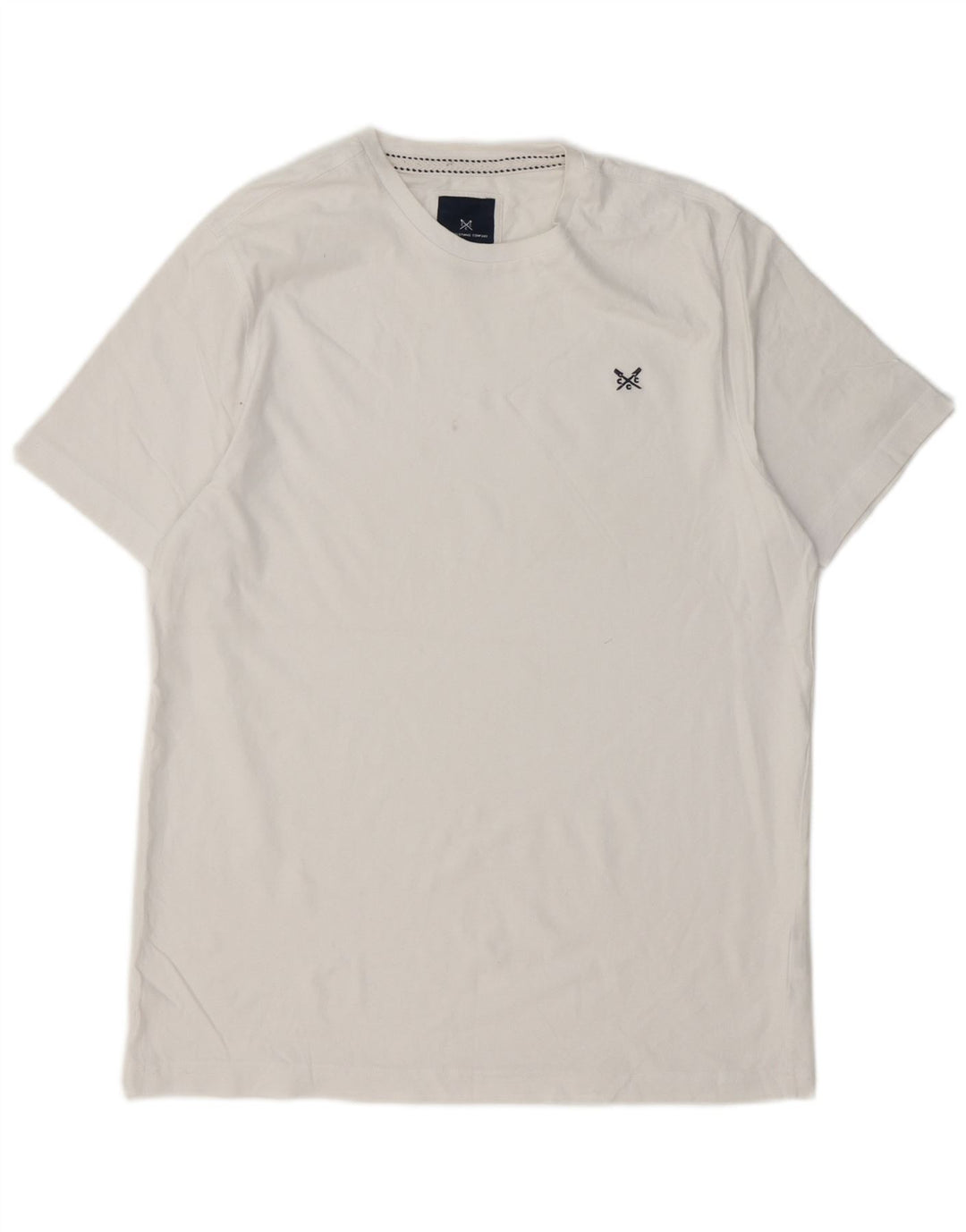 Crew Clothing Tricou pentru bărbați Top mare, alb, bumbac