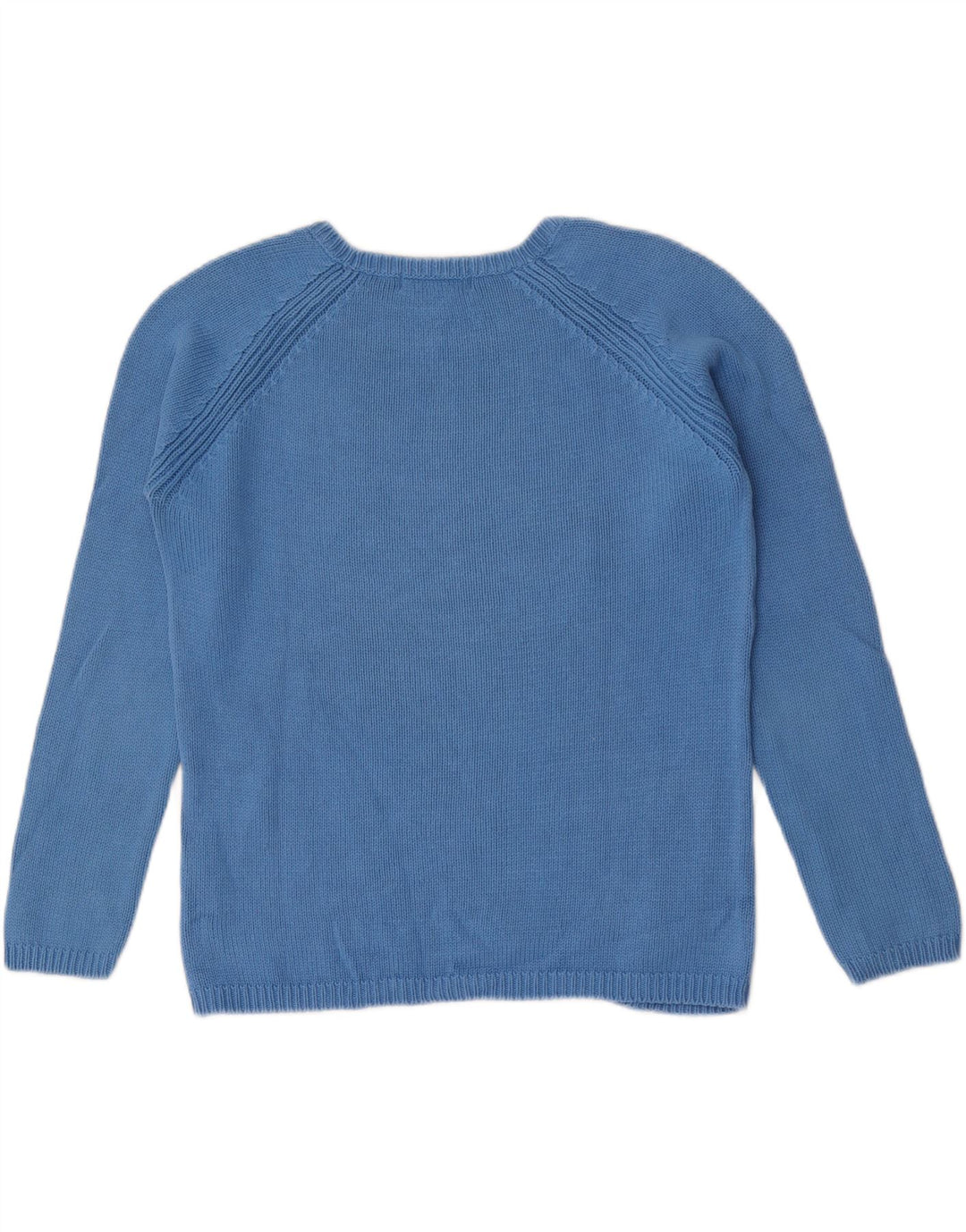 Marks & Spencer Pulover supradimensionat pentru femei cu gât de barcă UK 10 Small Blue