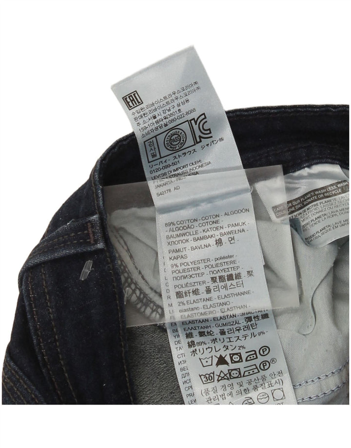 Blugi Levi's pentru femei 529 Curvy Bootcut W31 L30 Bumbac bleumarin