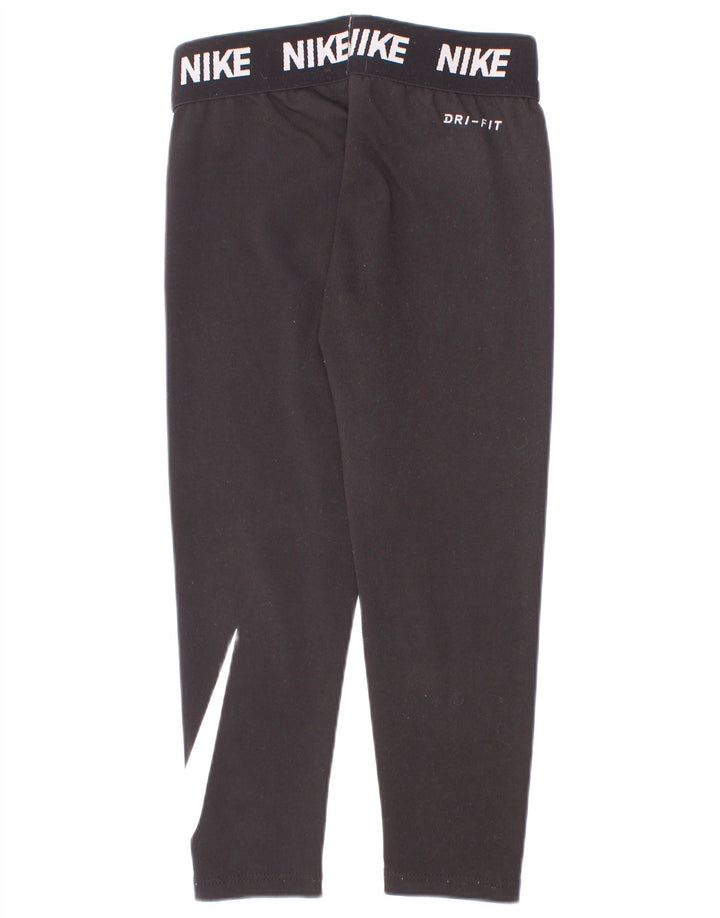 Leggings Nike Fete Dri Fit Graphic 4-5 ani Poliester negru mic