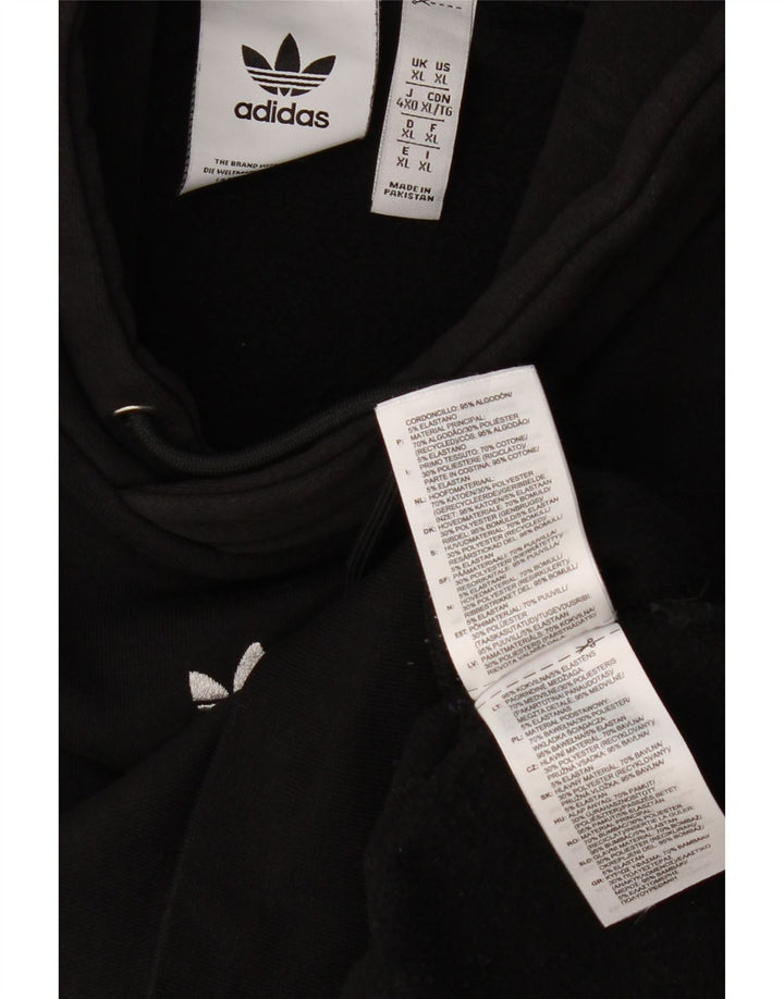 Pulover ADIDAS pentru bărbați, bumbac, negru