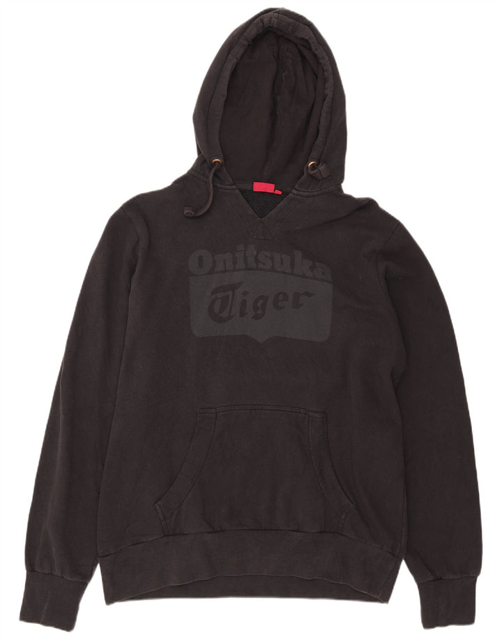 Pulover grafic pentru bărbați, bumbac negru 2XL