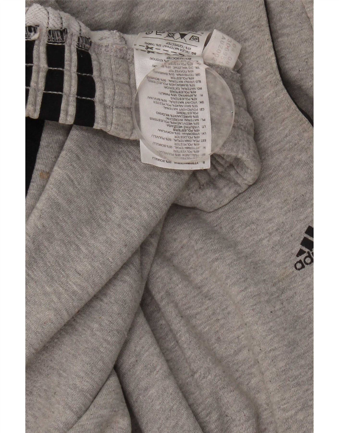 Pantaloni de trening Adidas pentru bărbați 2XL bumbac gri