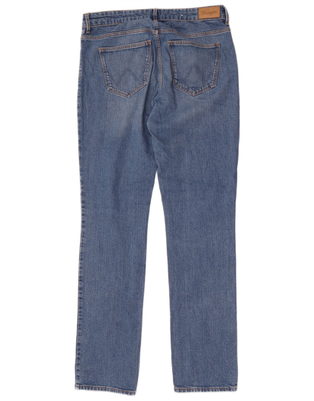 Blugi drepti pentru femei Wrangler W30 L32 Bumbac albastru