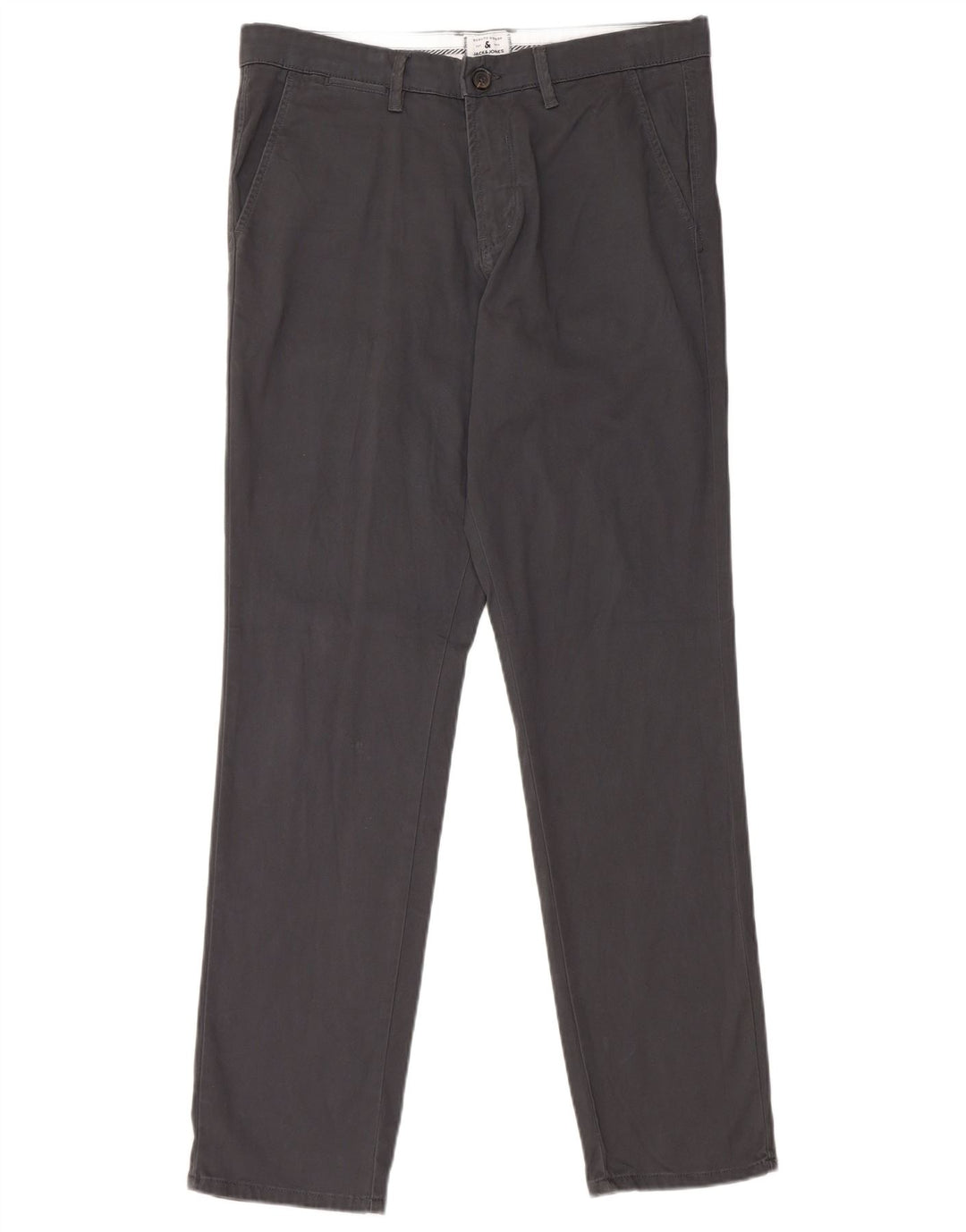 Pantaloni chino slim pentru bărbați JACK & JONES L32 L32 bumbac gri