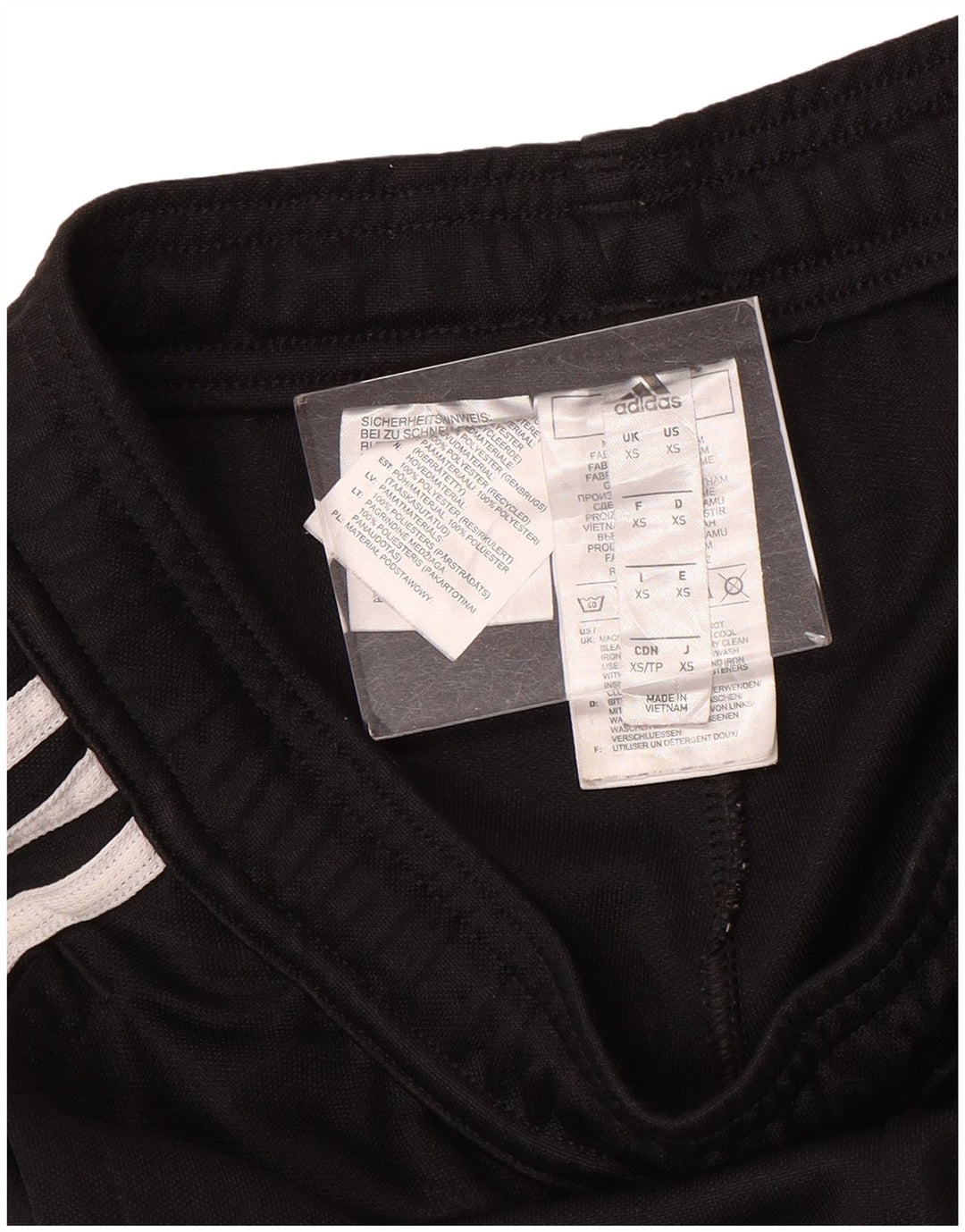 Pantaloni de trening Adidas pentru bărbați XS poliester negru