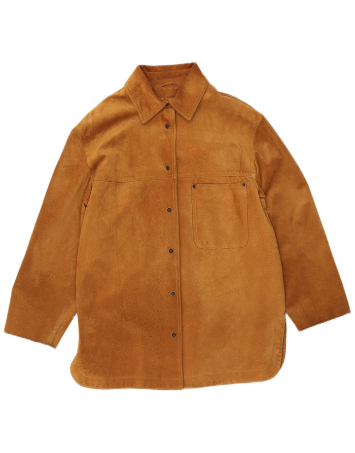 Jacheta de piele intoarsa pentru femei VINTAGE IT 42 Medium Beige Piele