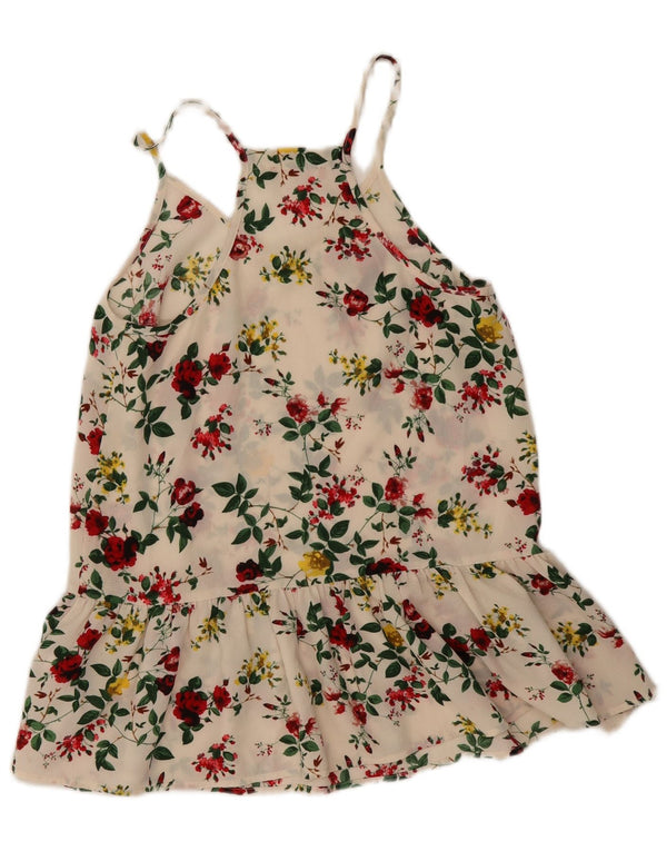 Rochie de soare Guess pentru femei UK 6 XS din poliester floral alb