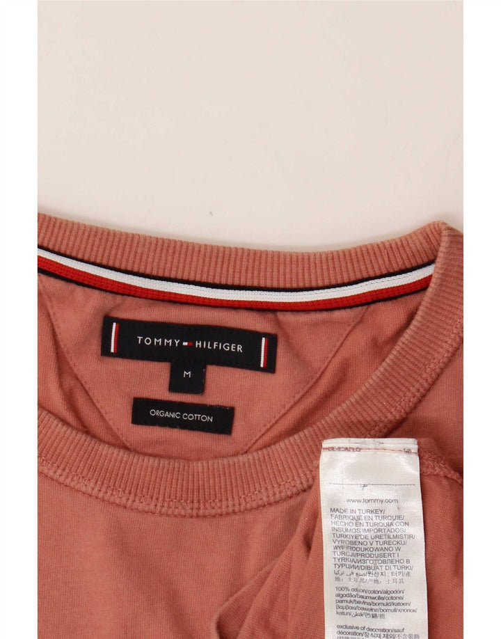 Tricou pentru bărbați Tommy Hilfiger Top din bumbac maro mediu