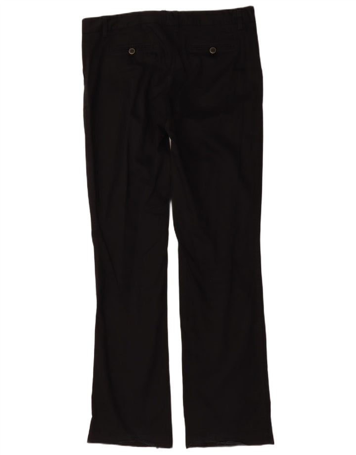 Massimo Dutti Pantaloni chino bootcut pentru femei W34 L32 bumbac negru
