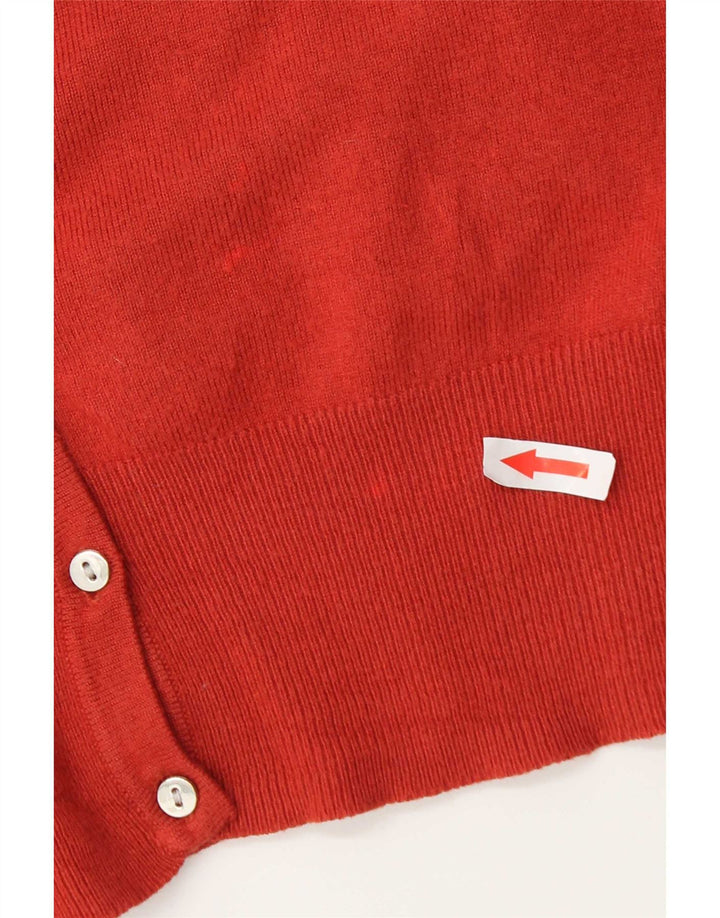 Pulover cardigan pentru femei Marks & Spencer UK 12 Medium Red Viscose