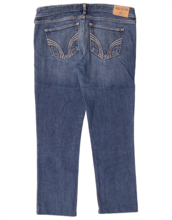Blugi tăiați pentru femei Hollister US 7 Medium W28 L24 Blue
