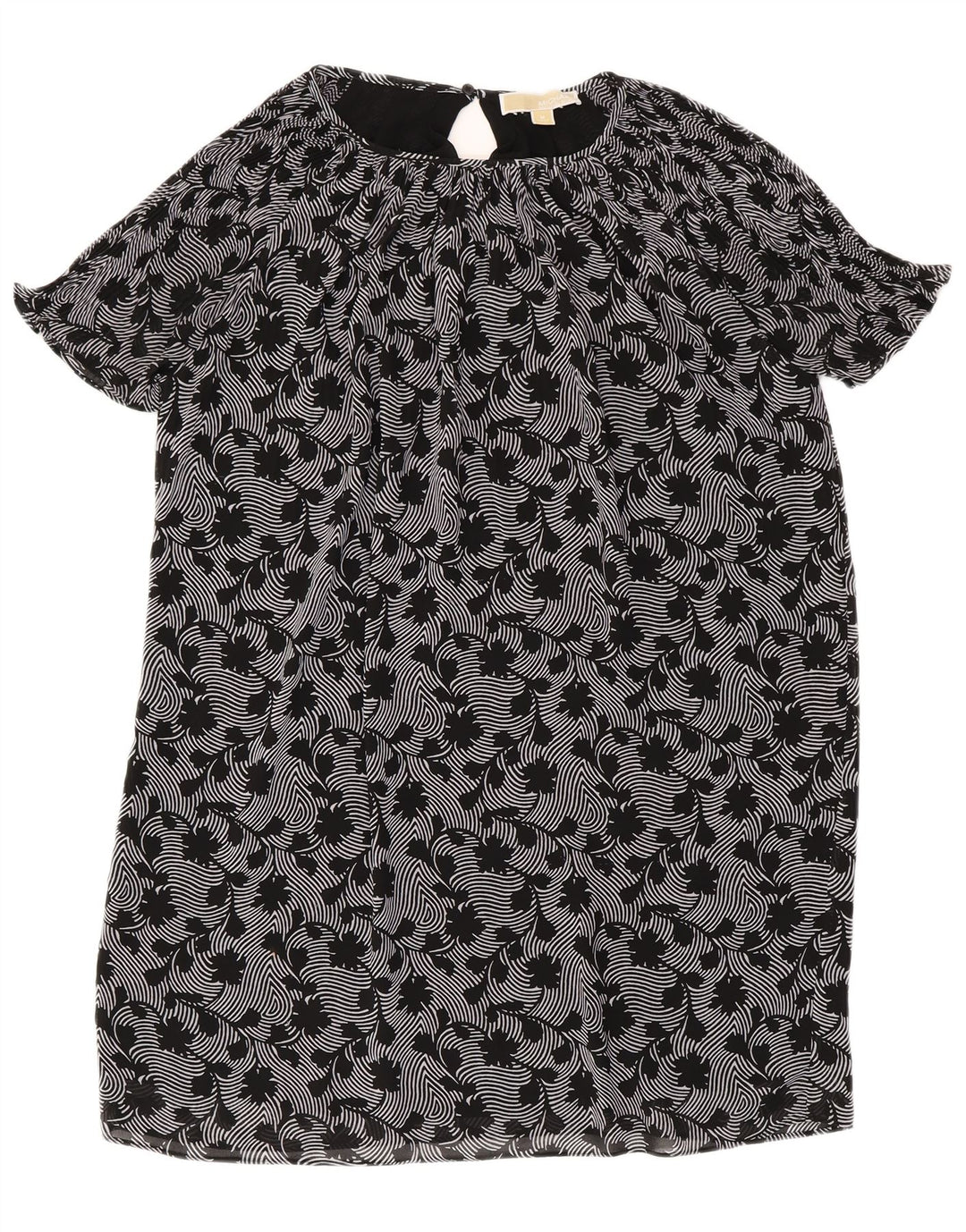 MICHAEL KORS Rochie oversized Shift pentru femei UK 14 Medium Black Floral
