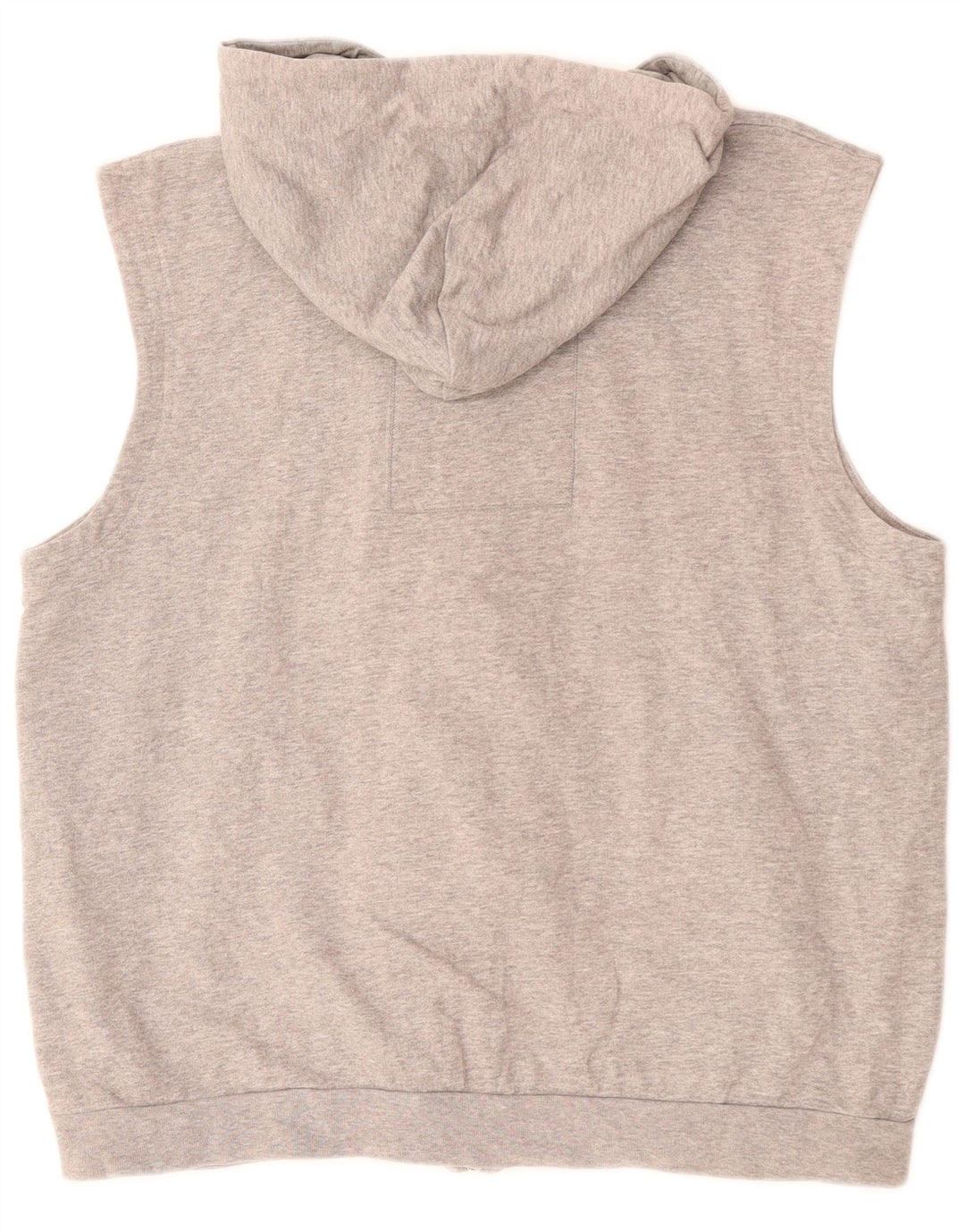 Pulover NIKE pentru bărbați, fără mâneci, cu fermoar, bumbac, gri mediu, UK 39/41