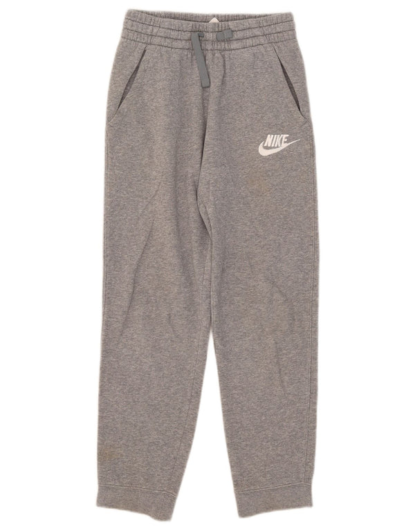 Pantaloni de trening Nike pentru băieți Pantaloni de jogging 10-11 ani Bumbac cu pete gri mediu