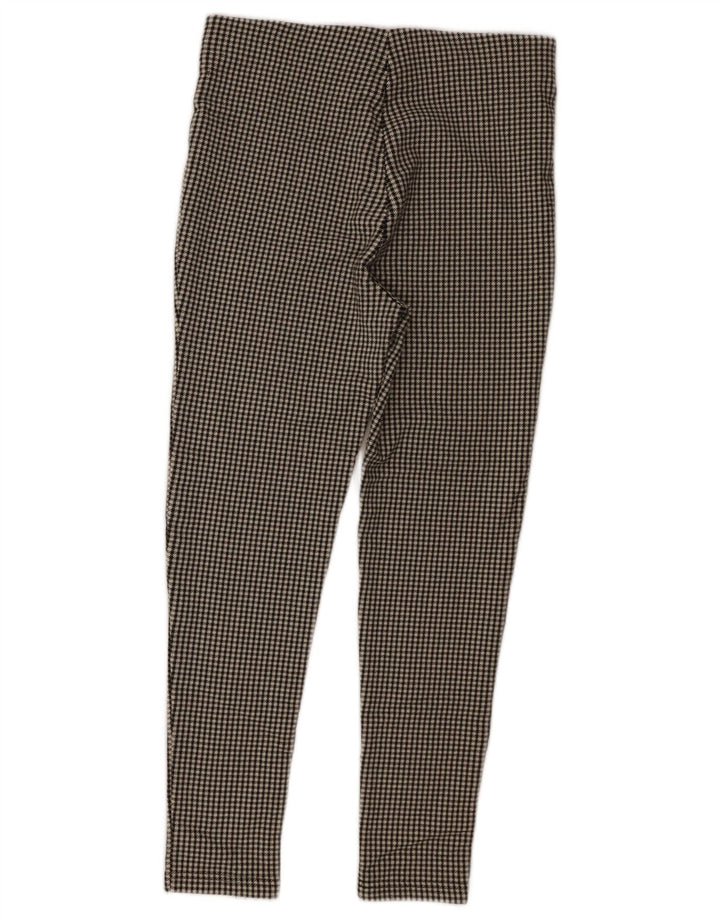 Pantaloni tăiați cu talie înaltă Zara pentru femei, mari L30 L25, picior de gală negru