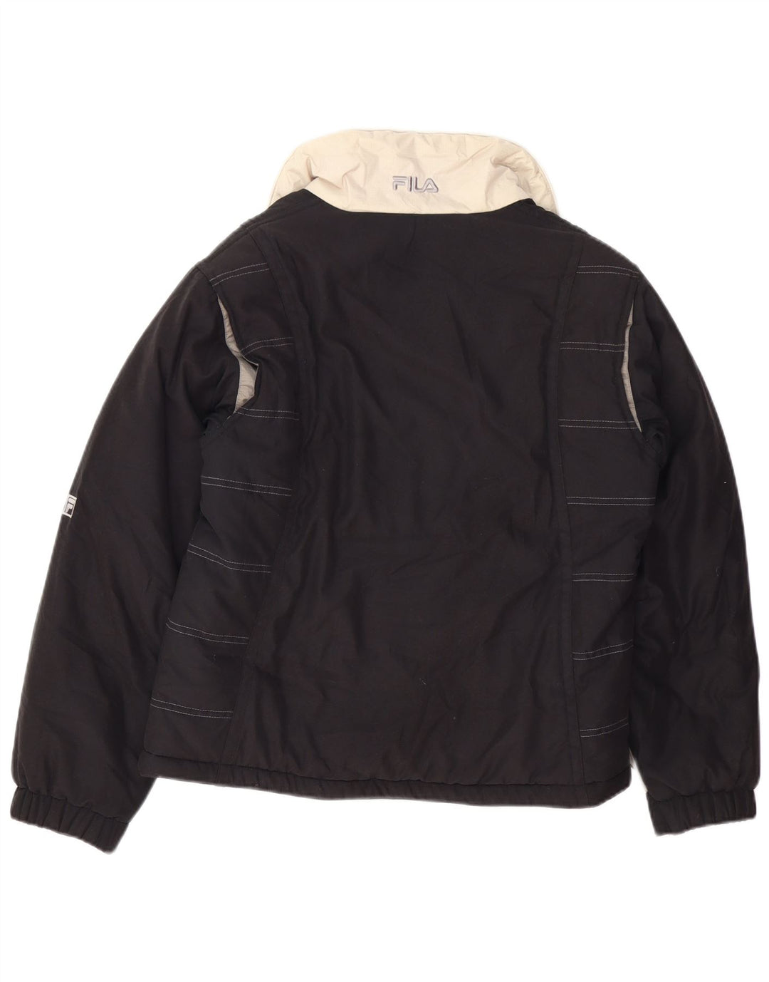 Jachetă căptușită pentru femei FILA IT 44 Poliester mediu negru