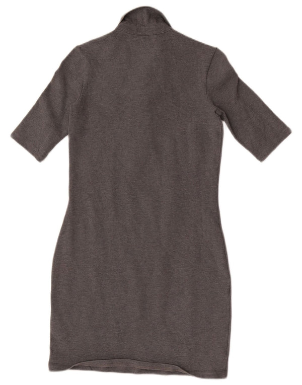Rochie polo pentru femei Lacoste Slim Fit Mărimea 32 XS Bumbac cu pete gri