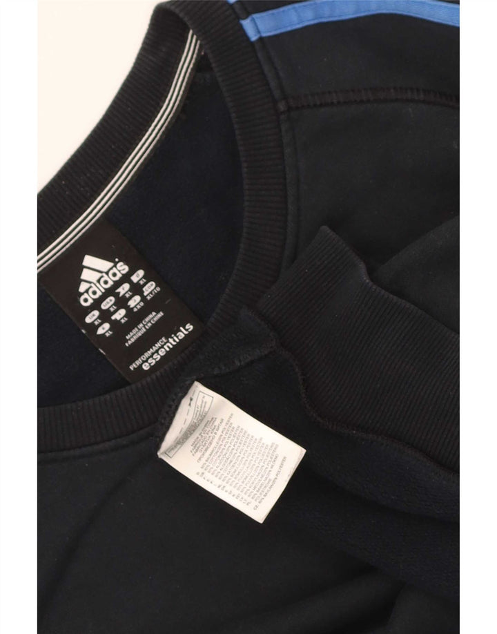 Hanorac pentru bărbați Adidas Jumper XL bumbac negru