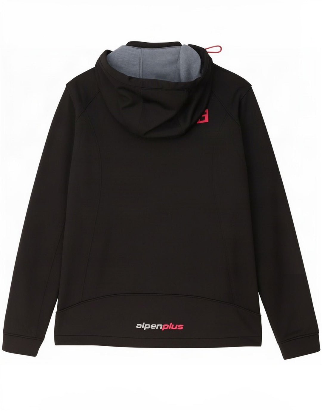 Jachetă de vânt pentru femei Alpen Moden, cu glugă, UK 18 XL, poliester negru
