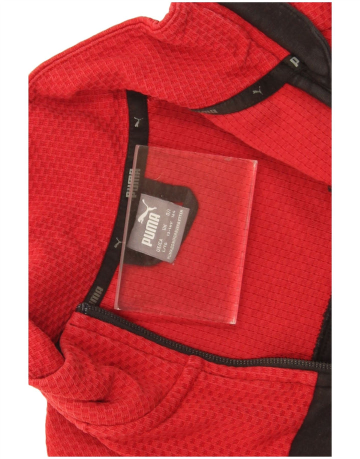 Jachetă de trening Puma AC Milan pentru băieți 13-14 ani, roșu colorblock
