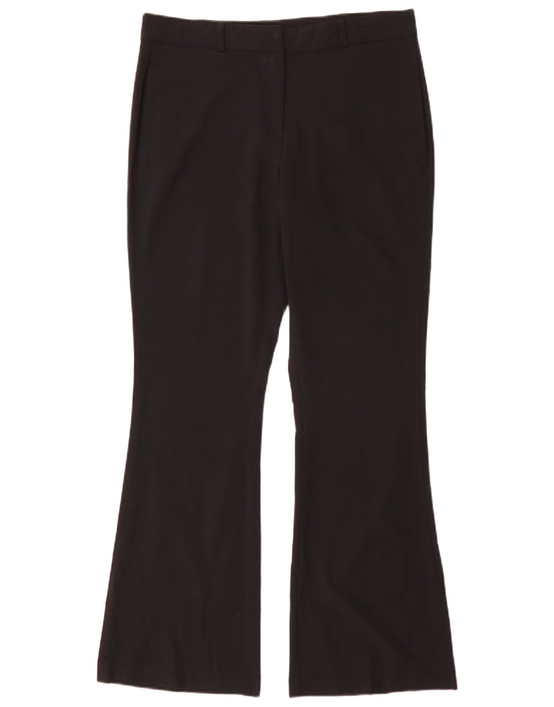 Pantaloni de costum pentru femei Marks & Spencer Flare UK 12 Medium W30 L31 Negru