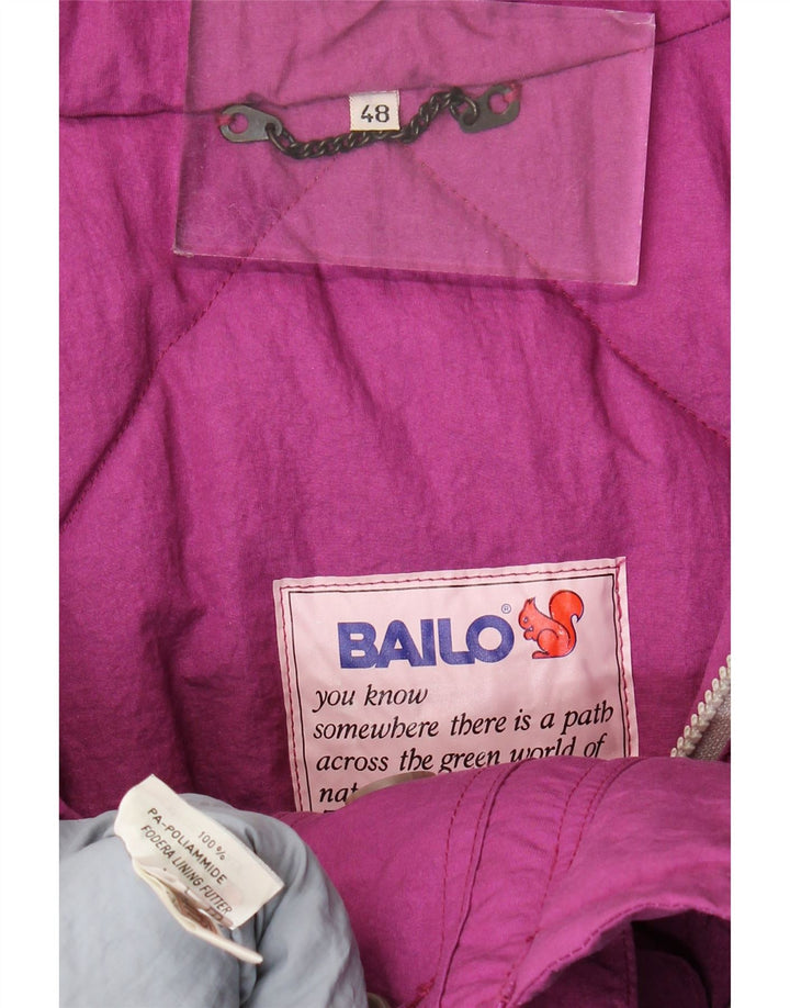 Jachetă de vânt pentru bărbați Bailo Gore-Tex cu glugă IT 48 Poliamidă roz mediu