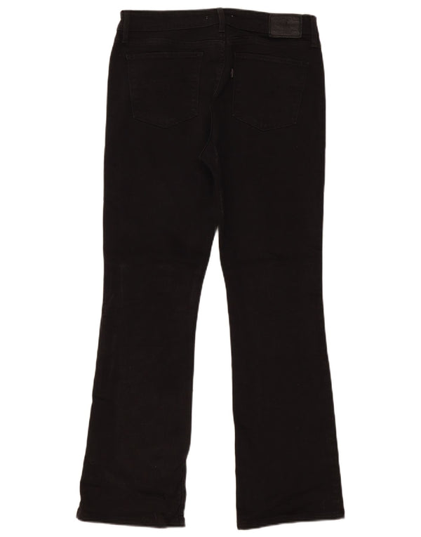 Levi's Womens 715 Bootcut Jeans W29 L29 Black Cotton