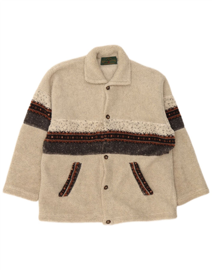 Jachetă vintage pentru bărbați din lână UK 42 XL Gri poliester color bloc