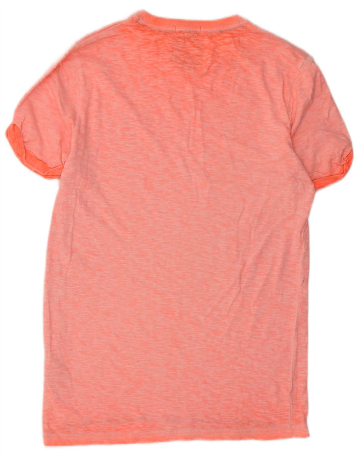 Tricou Superdry pentru bărbați Top mic din bumbac portocaliu
