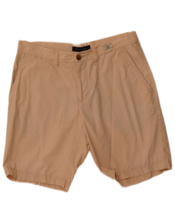 TOMMY HILFIGER Pantaloni scurți chino pentru bărbați W32 bumbac mediu bej