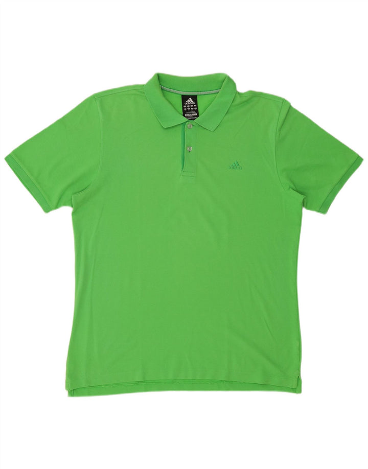 Tricou polo ADIDAS Clima 365 pentru bărbați, verde mare