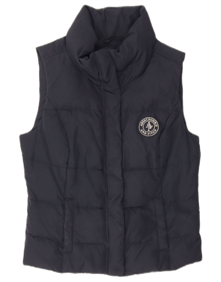 Gilet căptușit pentru femei Abercrombie & Fitch UK 12 Medium Bleumarin Poliester