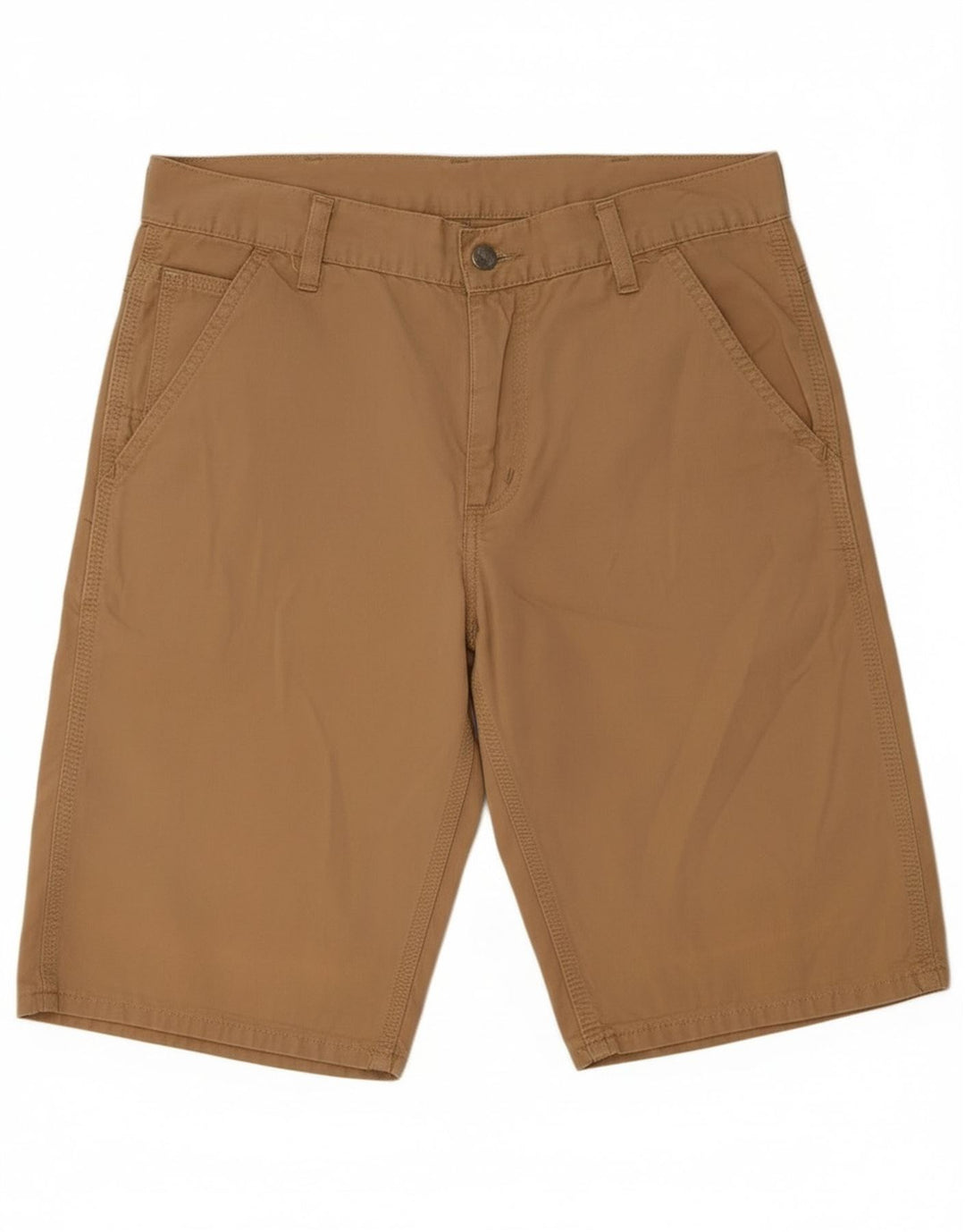 Bermude pentru bărbați Carhartt W30, bumbac mediu bej