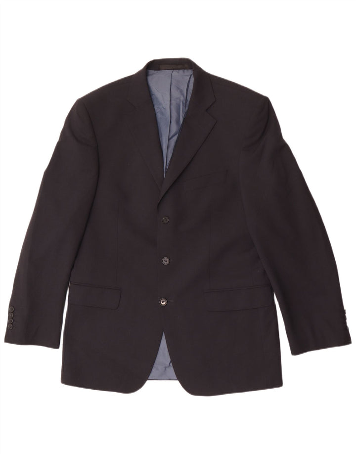 Jachetă pentru bărbați Marks & Spencer cu 3 nasturi, UK 40, bleumarin mediu