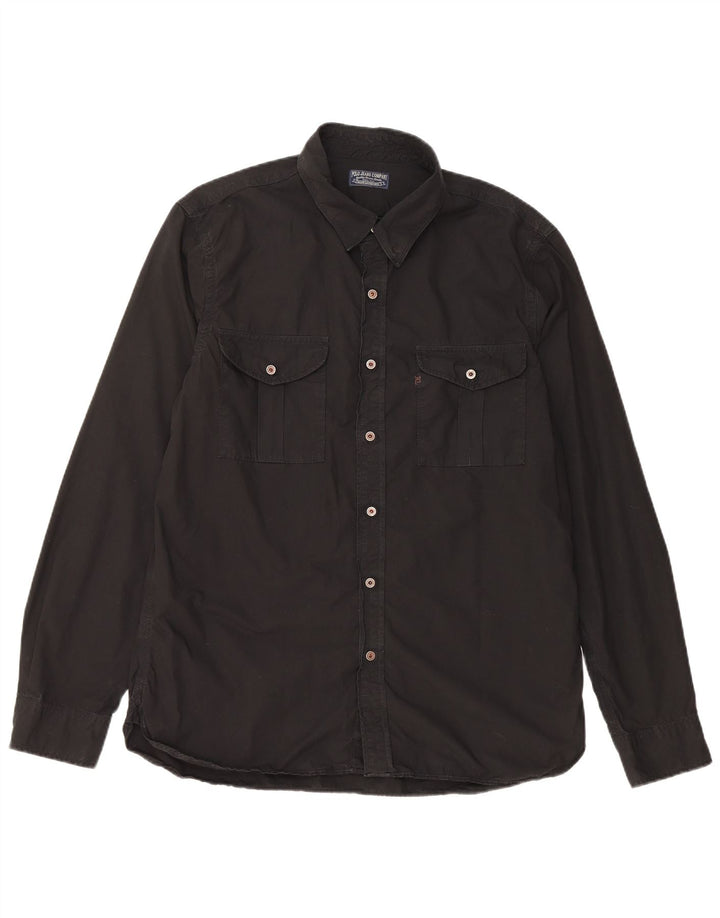 Cămașă pentru bărbați RALPH LAUREN, mare, negru, bumbac