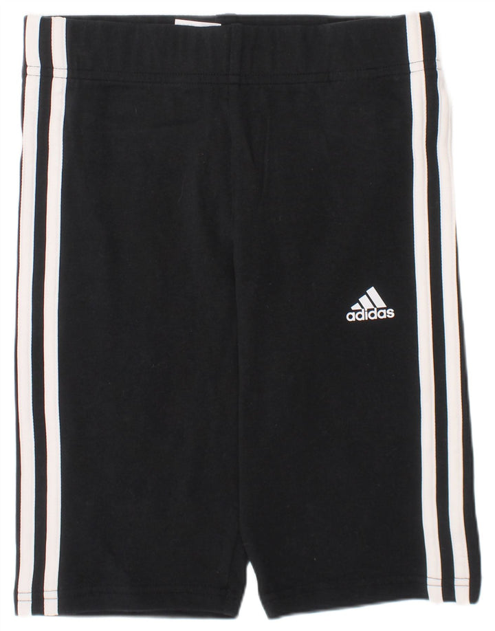 Pantaloni Sportivi Adidas Fete 11-12 Ani Bumbac Negru