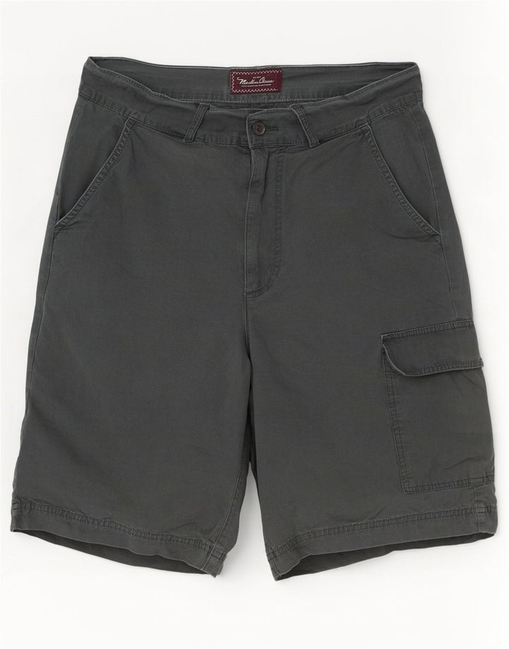Pantaloni scurți cargo Marlboro Classics pentru bărbați EU 50 Large W34 Bumbac gri