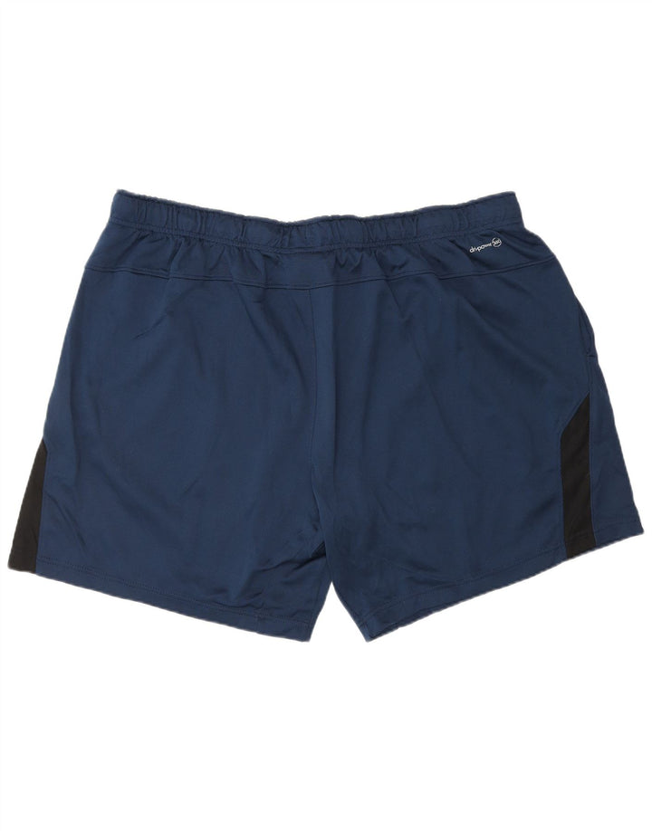 Pantaloni scurți sport pentru bărbați Russell Athletic 2XL, poliester bleumarin