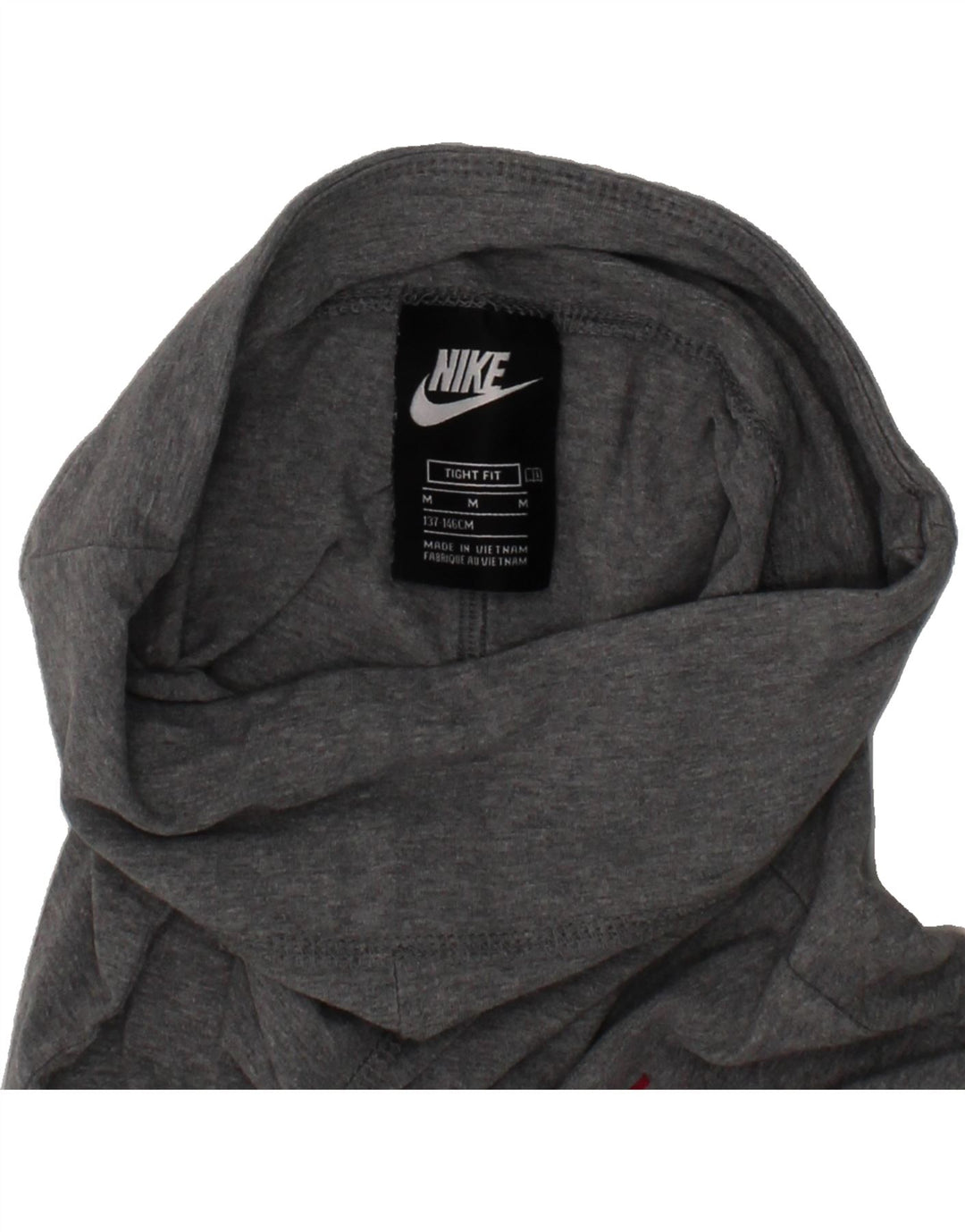 NIKE Girls Tight Fit Leggings 10-11 Years Medium Grey Vintage Nike and Second-Hand Nike from Messina Hembry 