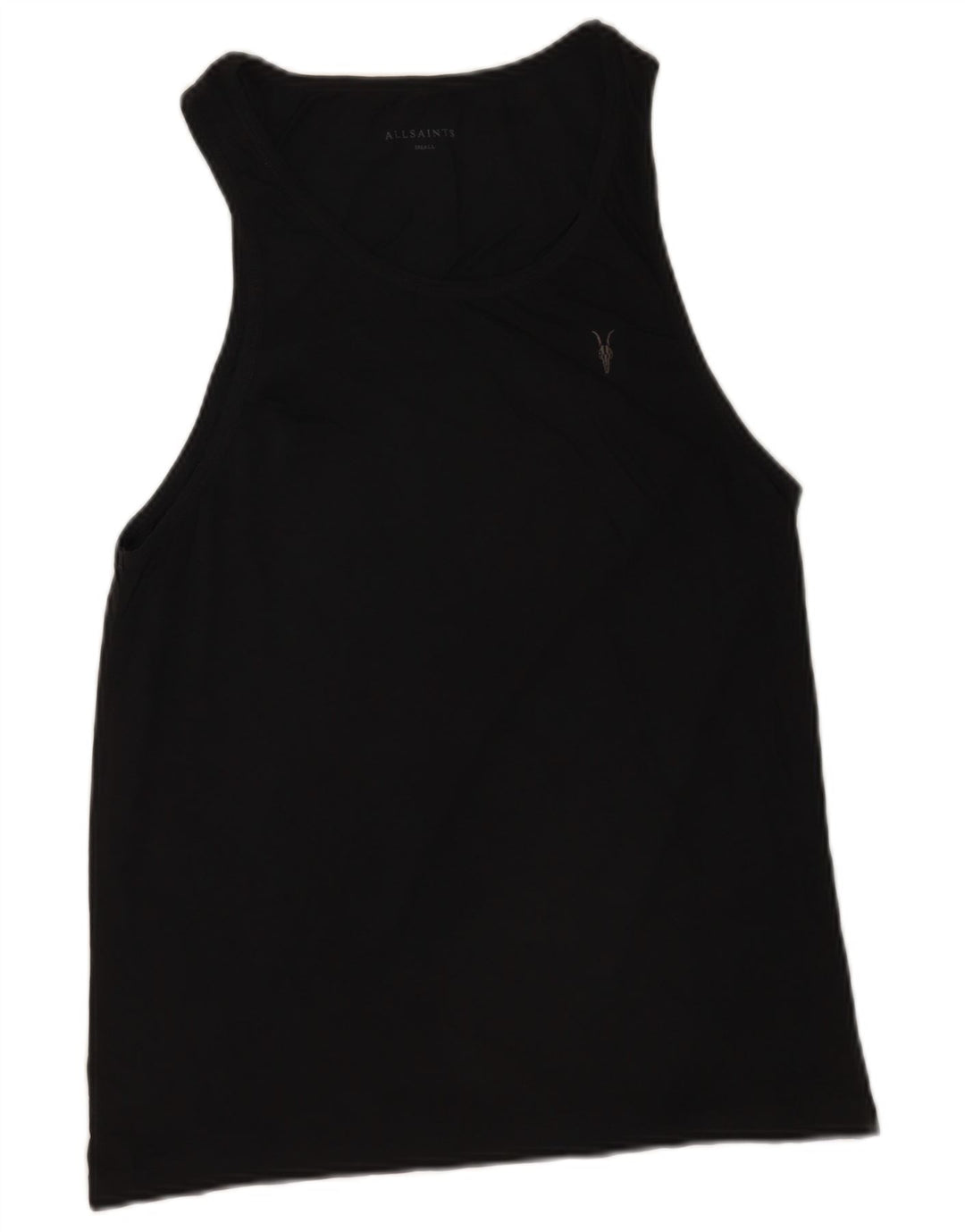 All Saints Vest Vest Top Bumbac Negru Mic