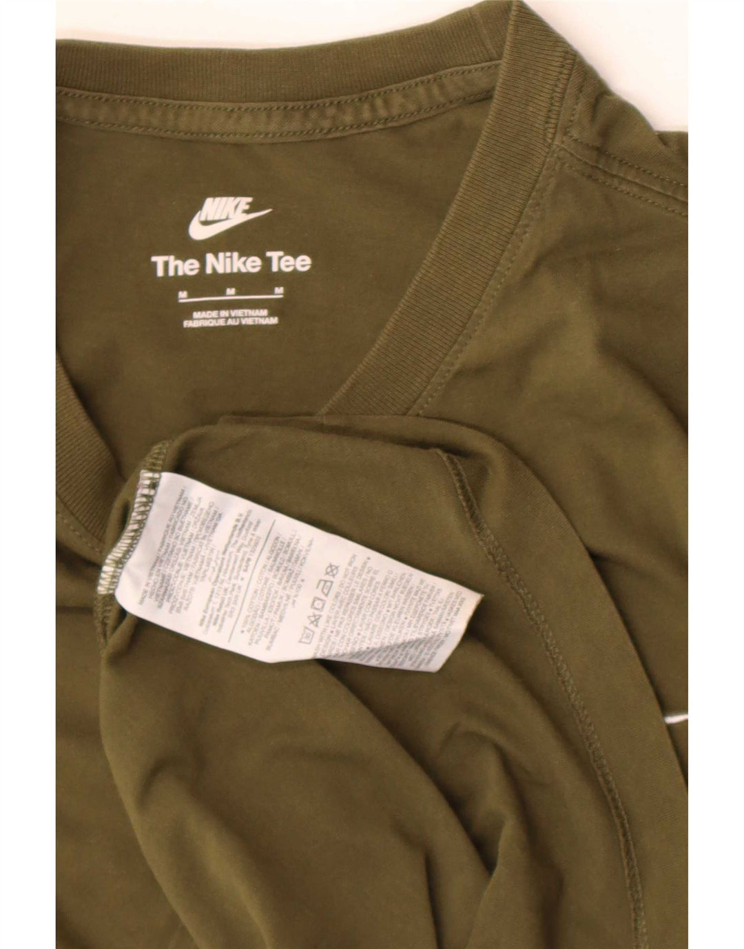 Tricou pentru bărbați Nike Top Mediu Kaki Bumbac