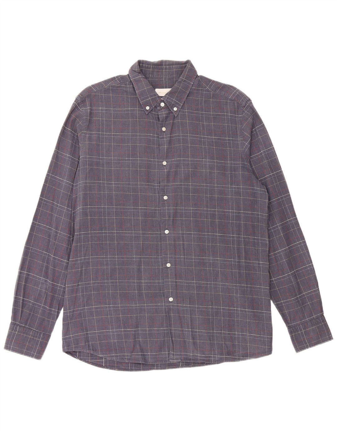 Cămașă pentru bărbați MASSIMO DUTTI XL din bumbac cu picior de gală, albastru