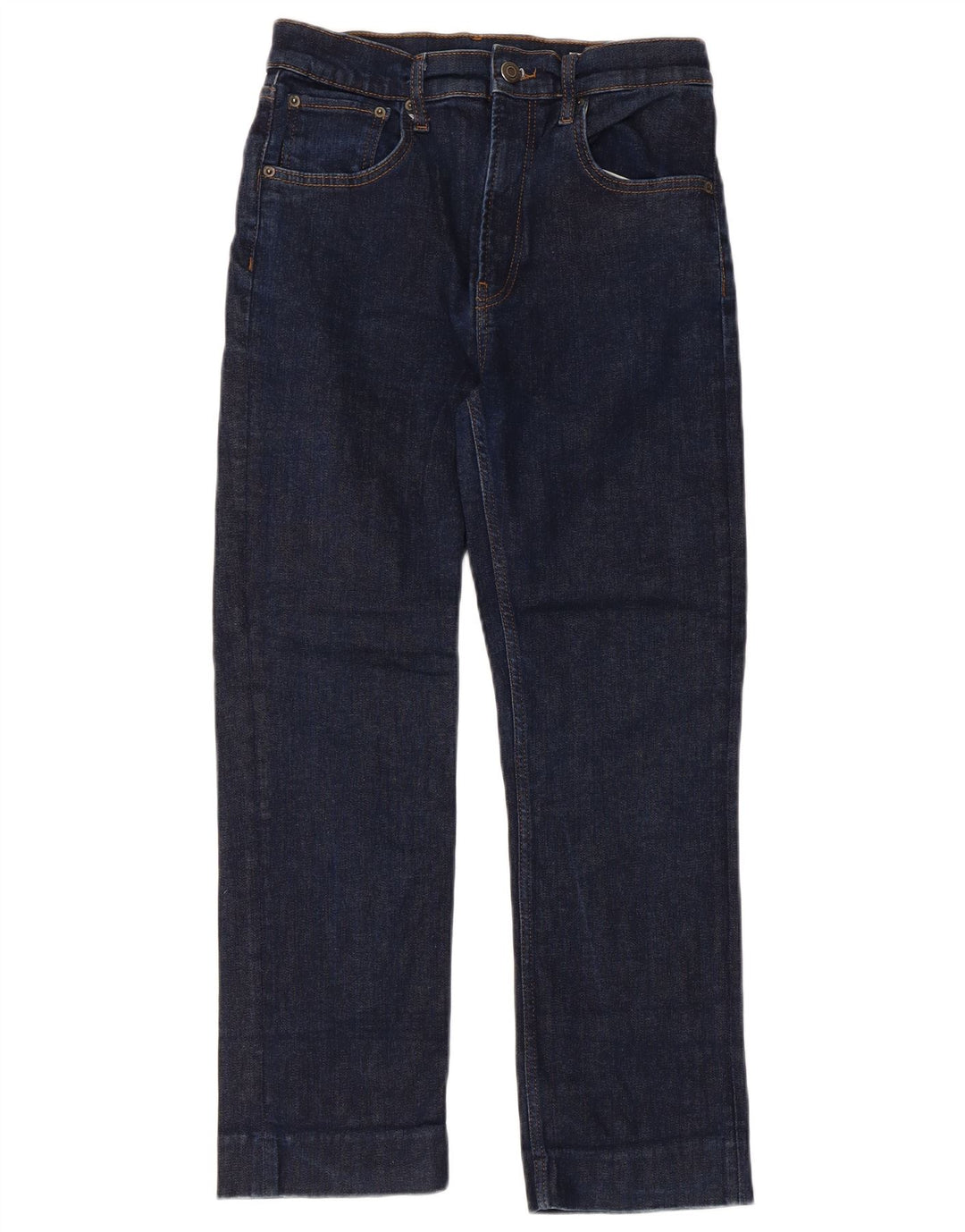 ZARA Womens Cropped Jeans EU 42 Large W32 L26 Navy Blue
