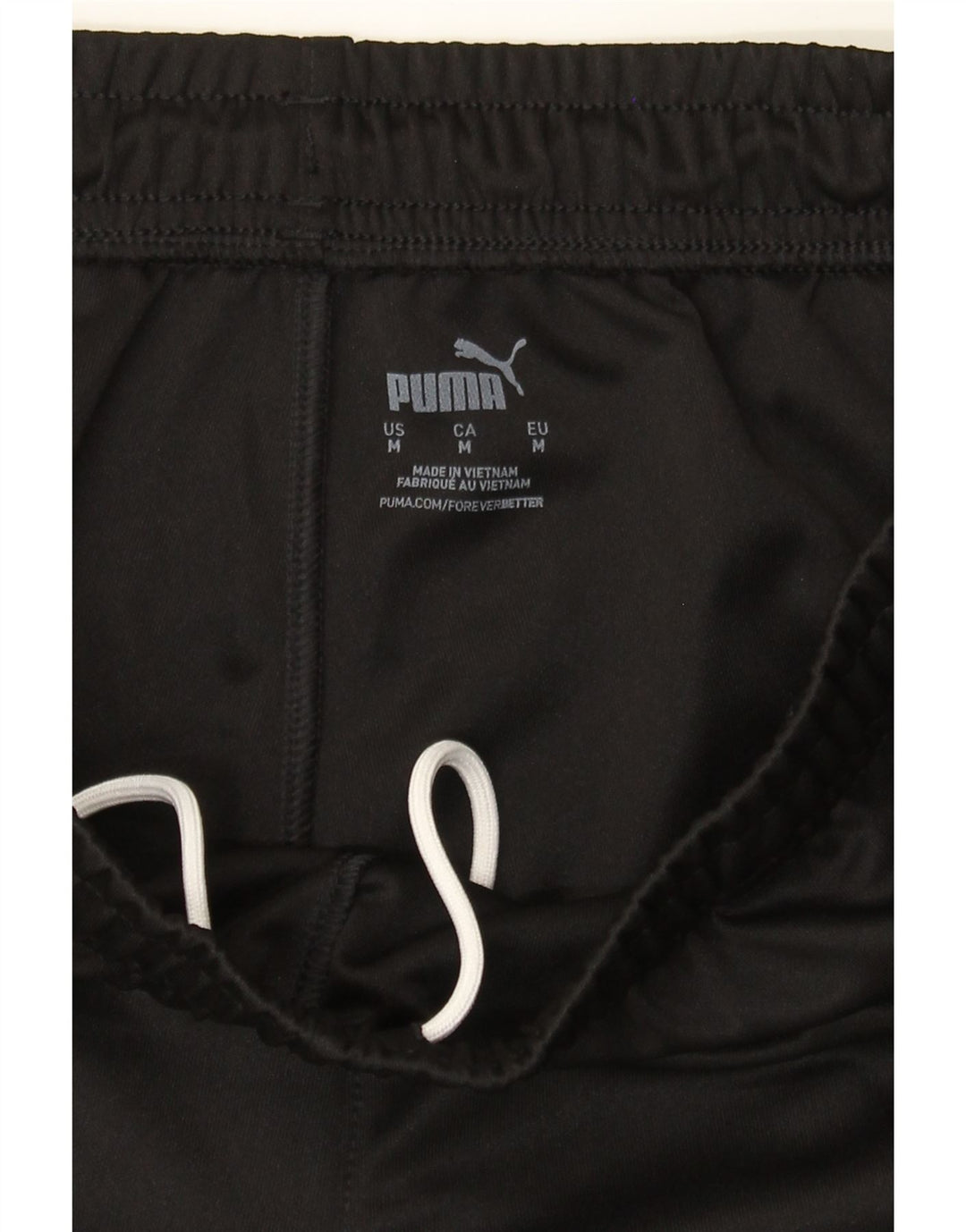 PUMA Mens Tracksuit Trousers Joggers Medium  Black Polyester Vintage Puma and Second-Hand Puma from Messina Hembry 