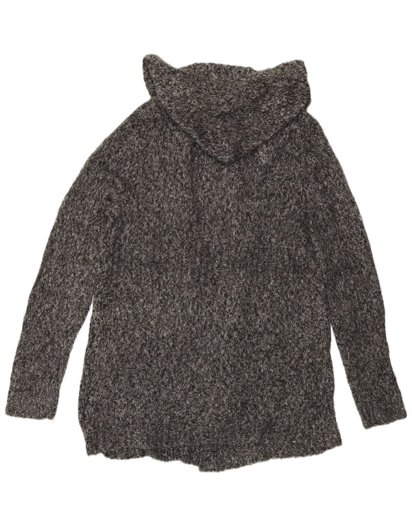 Pulover cardigan cu glugă pentru femei Eddie Bauer UK 14 Medium Gri Pete